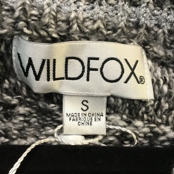 Wildfox Marled Popover Sweater w/Floral Details - Picture 3 of 4